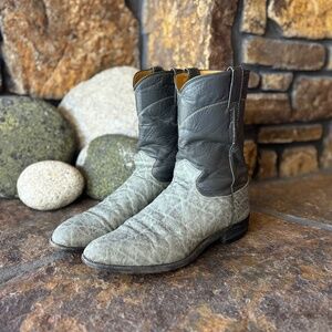 Justin Men’s 10B Elephant Vintage Western Cowboy Boots Style 3019